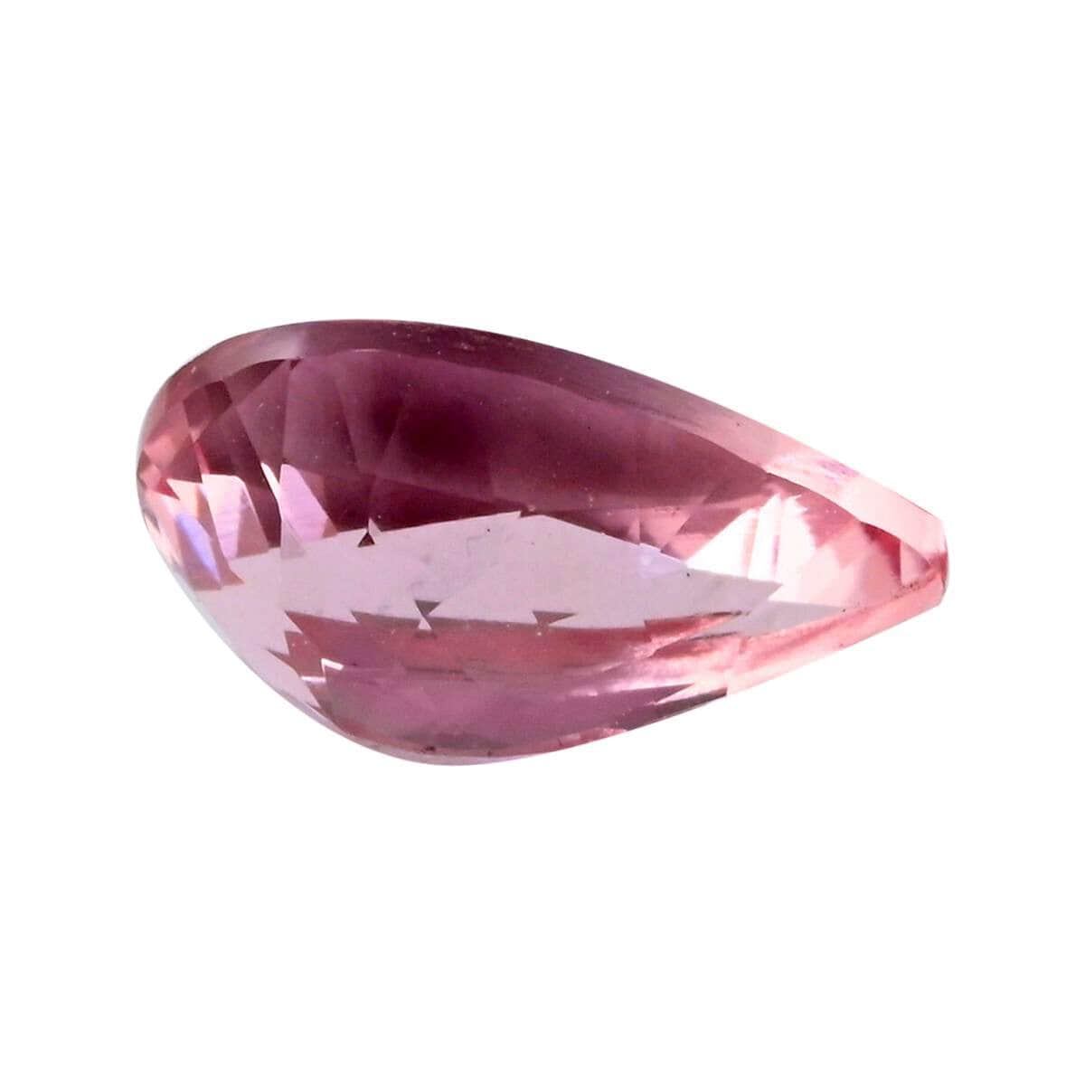Pear Shaped Morganite, AAAA Palmeiras Pink Morganite, Loose Gemstone, Loose Stones, Certified Gemstone, Pink Morganite (Pear 10x6 mm) 1.20 ctw image number 2