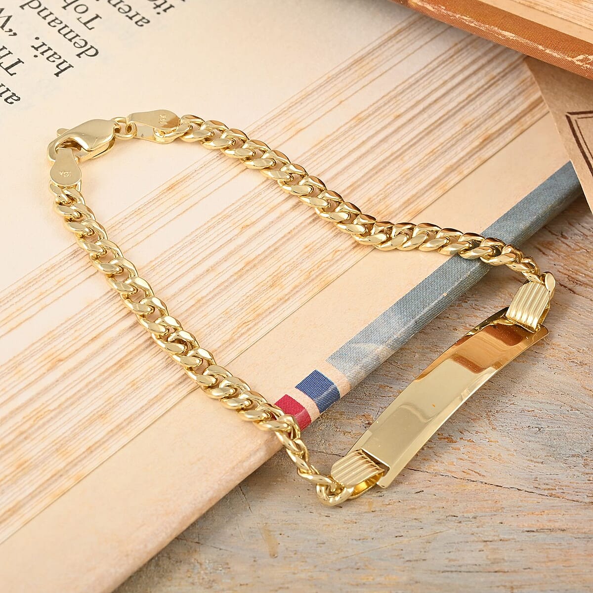 14K Yellow Gold Miami Ciban 100 ID Bracelet (6.00 In) 3.85 Grams (Delivery in 10-15 Business Days) image number 1