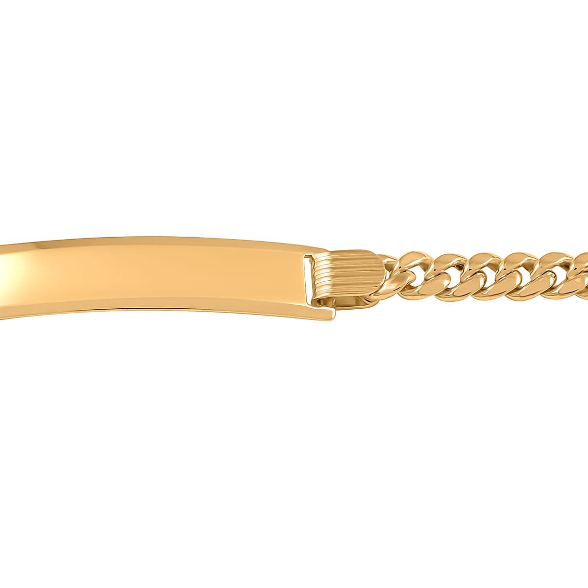 14K Yellow Gold Miami Ciban 100 ID Bracelet (6.00 In) 3.85 Grams (Delivery in 10-15 Business Days) image number 2