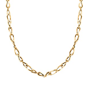 Torchon Mirror Italian 14K Yellow Gold Necklace (18 Inches) (3.83 g)