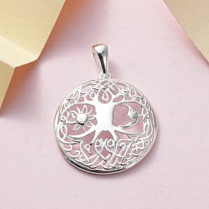 Sun & Moon Pendant without Chain in Sterling Silver 2 Grams