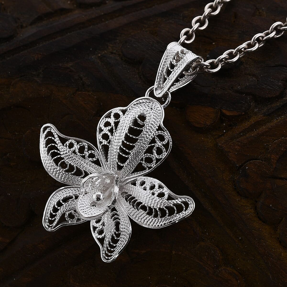 Sterling Silver Starfish Pendant 2.10 Grams image number 1