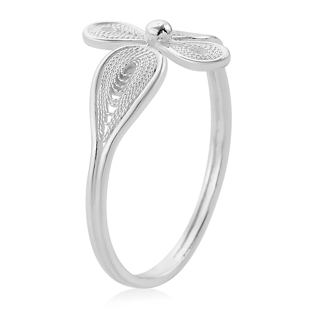 Bali Legacy Sterling Silver Ring (Size 10.0) 1.75 Grams image number 1