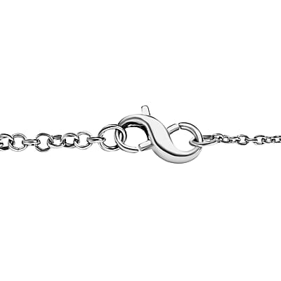 Niassa Ruby (FF) Necklace 18 Inches Interchangeable into Bracelet in Platinum Over Sterling Silver 10.25 ctw
