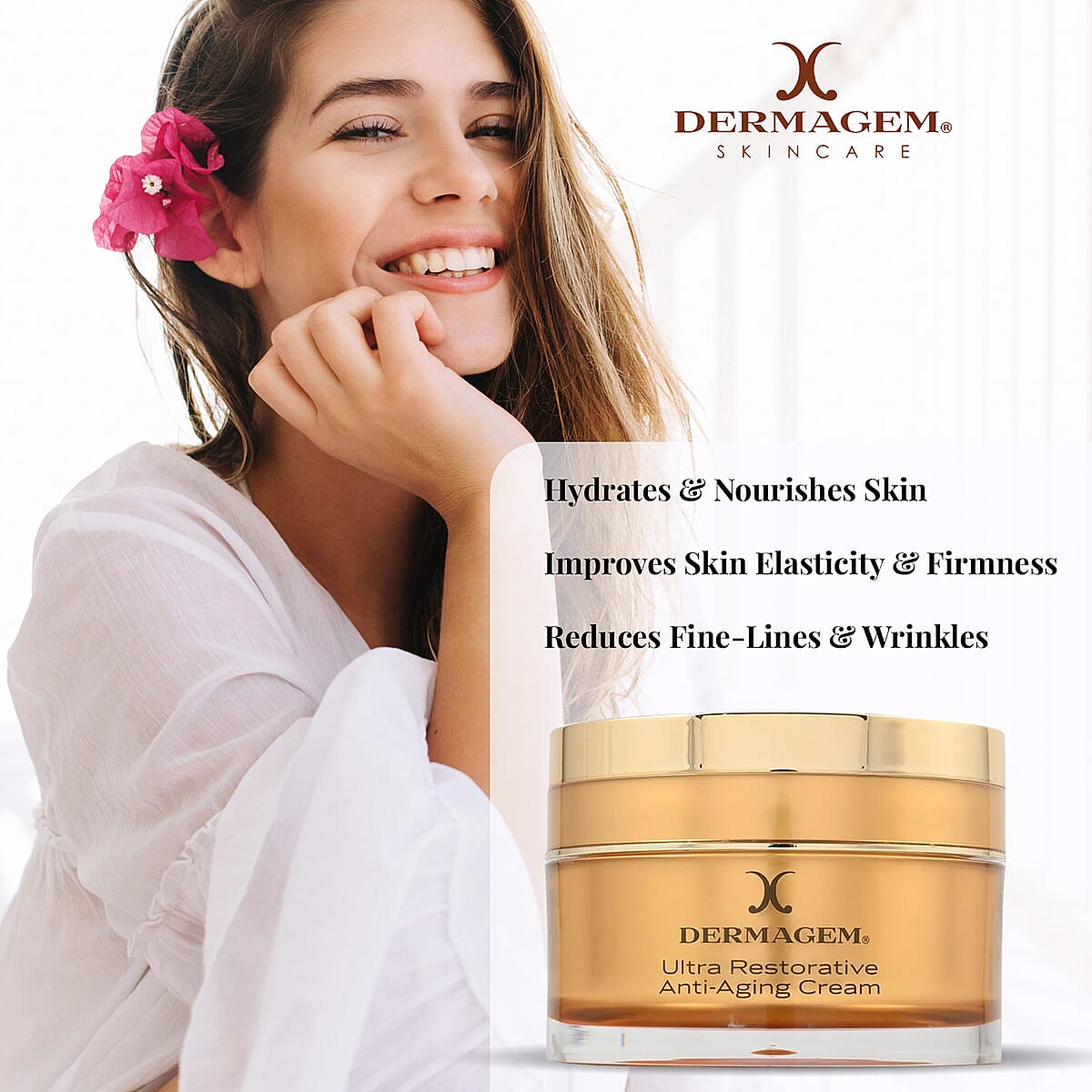 DermaGem Ultra Restorative Anti-Aging Cream image number 3