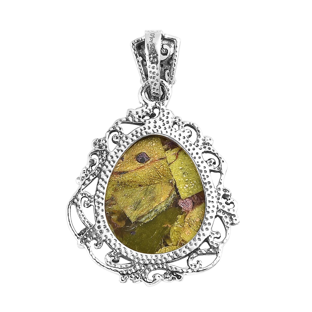 Artisan Crafted Tasmanian Stichtite Pendant in Sterling Silver 8.85 ctw image number 4