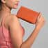 Union Code Orange RFID Tri-Fold Multi Functional Genuine Leather Women's Wallet image number 1