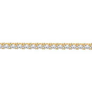 Moissanite Tennis Bracelet in Vermeil Yellow Gold Over Sterling Silver (7.25 In) 7.15 ctw