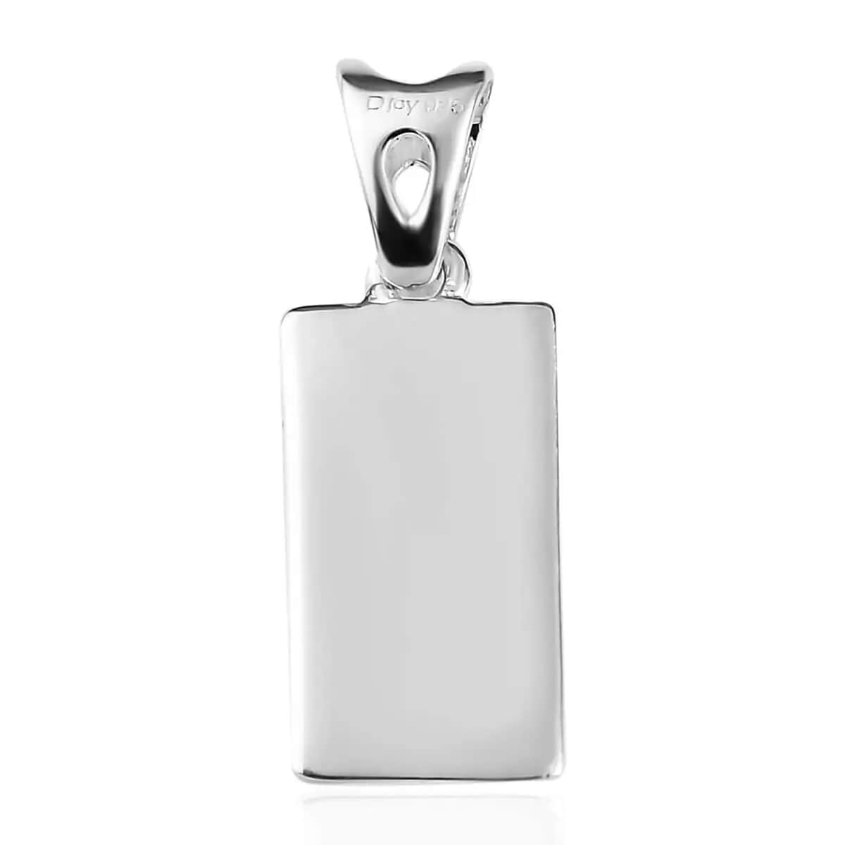 Bar Pendant in Sterling Silver 2.15 Grams image number 7