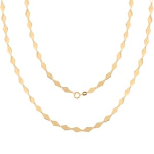 Aquilone Italian 10K Yellow Gold Necklace (18 Inches) 3.30 Grams