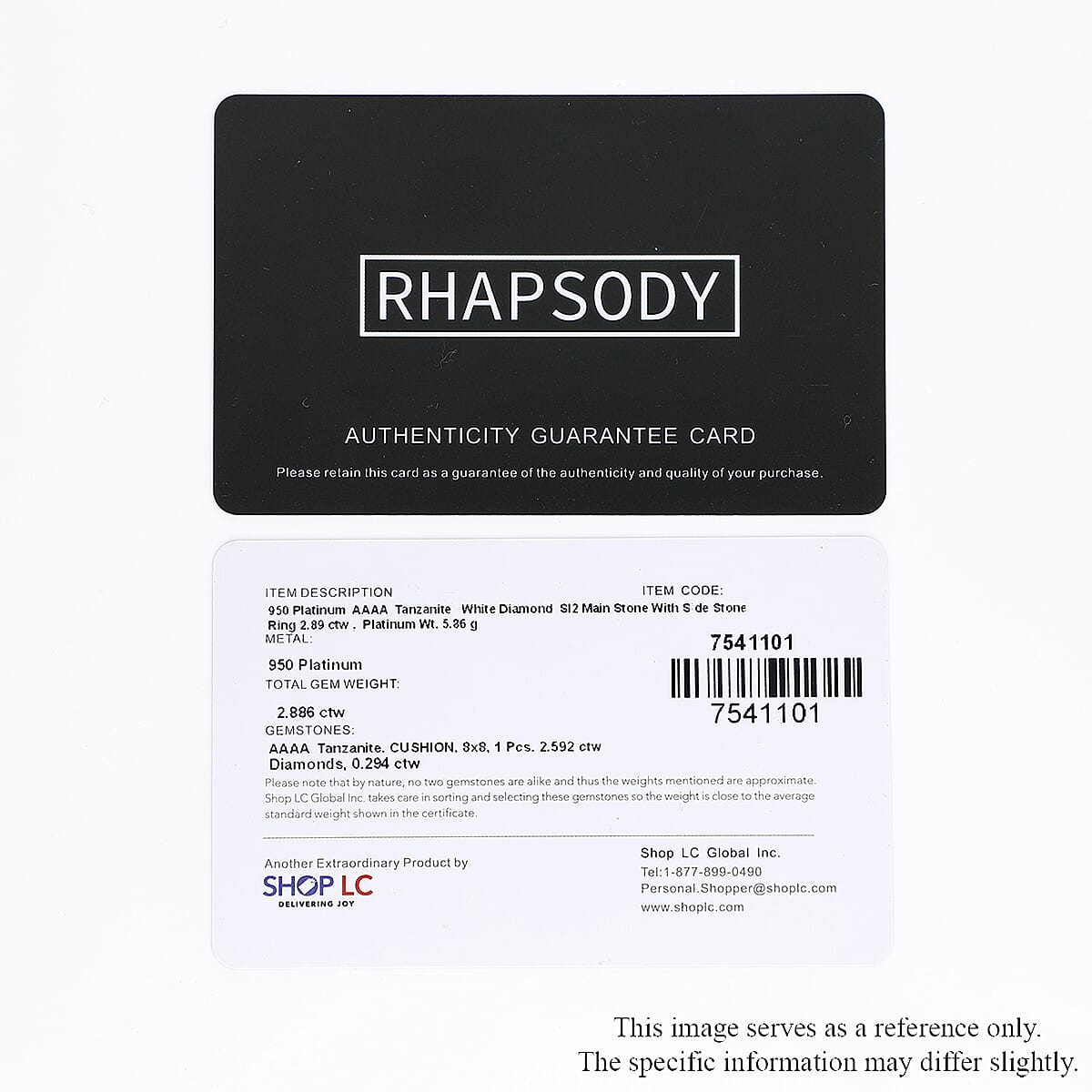 RHAPSODY 950 Platinum AAAA Tanzanite and Diamond E-F VS2 Halo Ring (Size 7.0) 5.40 Grams 2.90 ctw