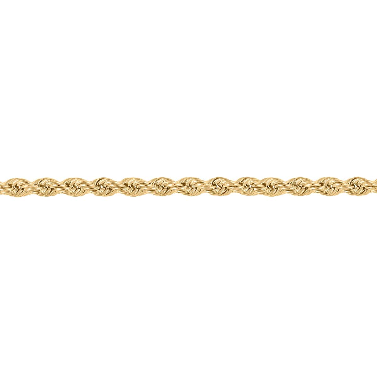 10K Yellow Gold 3.3mm Quint Rope Bracelet (8.50 In) 2.6 Grams image number 2