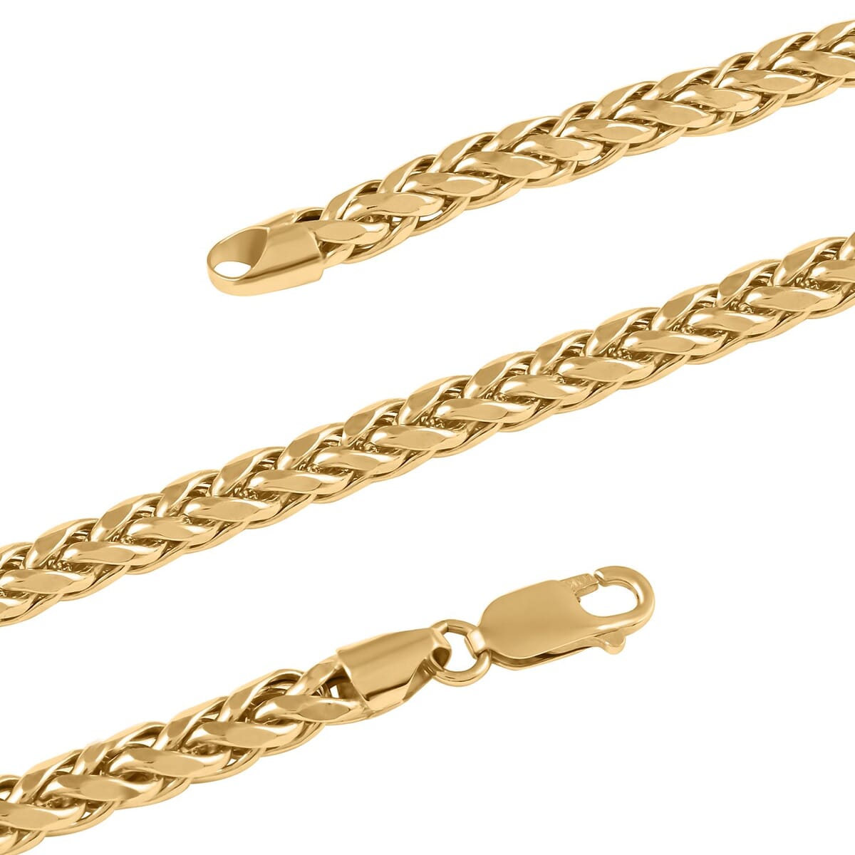 10K Yellow Gold 5mm Palma Necklace 22 Inches 21.60 Grams image number 2