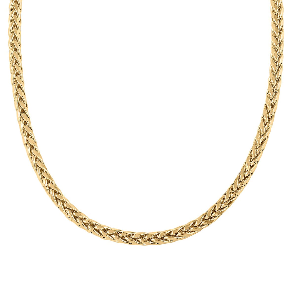 10K Yellow Gold 5mm Palm Necklace 28 Inches 29.2 Grams image number 3