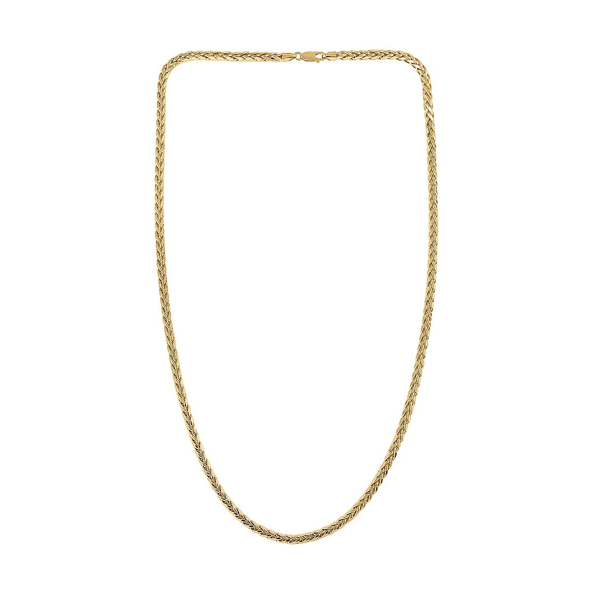 10K Yellow Gold 5mm Palm Necklace 28 Inches 29.2 Grams image number 5