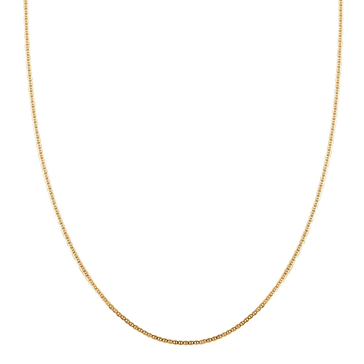Italian 18K Yellow Gold 1.5mm Mariner Necklace 24 Inches 1.75 Grams image number 4