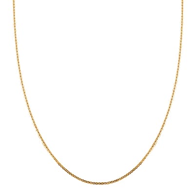 Italian 18K Yellow Gold 1.5mm Mariner Necklace 24 Inches 1.75 Grams