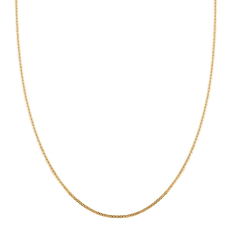 Italian 18K Yellow Gold 1.5mm Mariner Necklace 24 Inches 1.75 Grams
