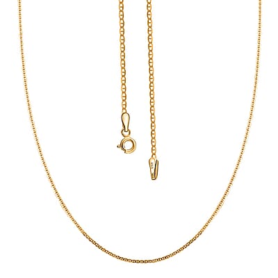 Italian 18K Yellow Gold 1.5mm Mariner Necklace 24 Inches 1.75 Grams