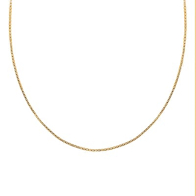Italian 10K Yellow Gold 1.5mm Mariner Necklace 18 Inches 1 Grams