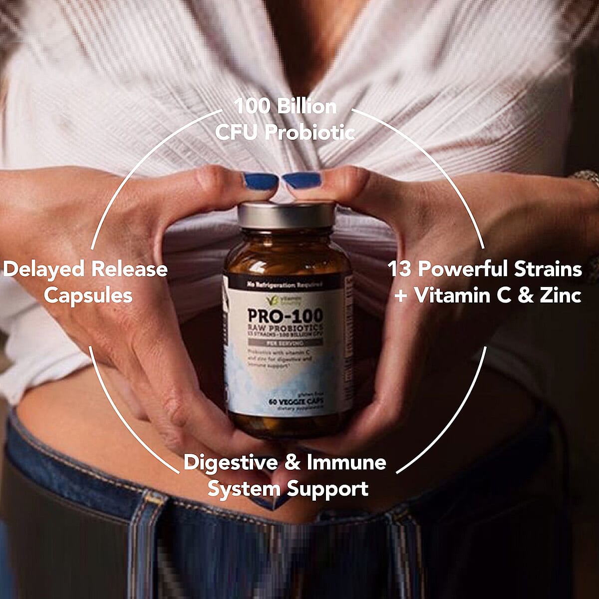 Vitamin Bounty Pro-100 Row Probiotics (Del. in 10-15 Days) image number 6