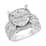 10K White Gold Diamond (G, SI2) Ring (Size 7.0) (8.15 g) 2.00 ctw