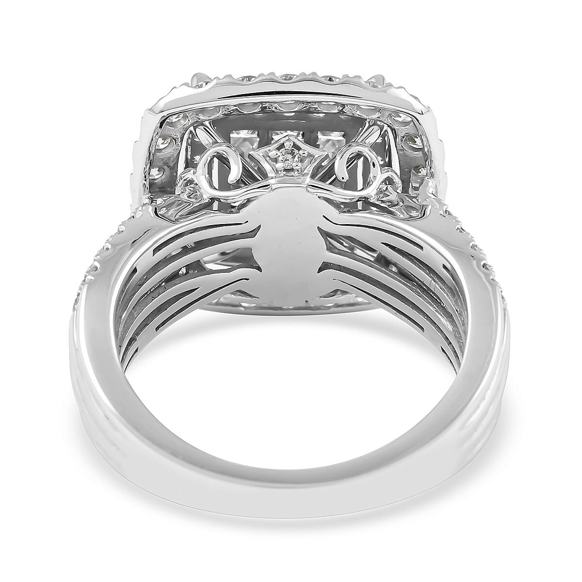 NY Closeout 14K White Gold Diamond (G, SI2) Ring (Size 5.0) (7.10 g) 2.00 ctw
