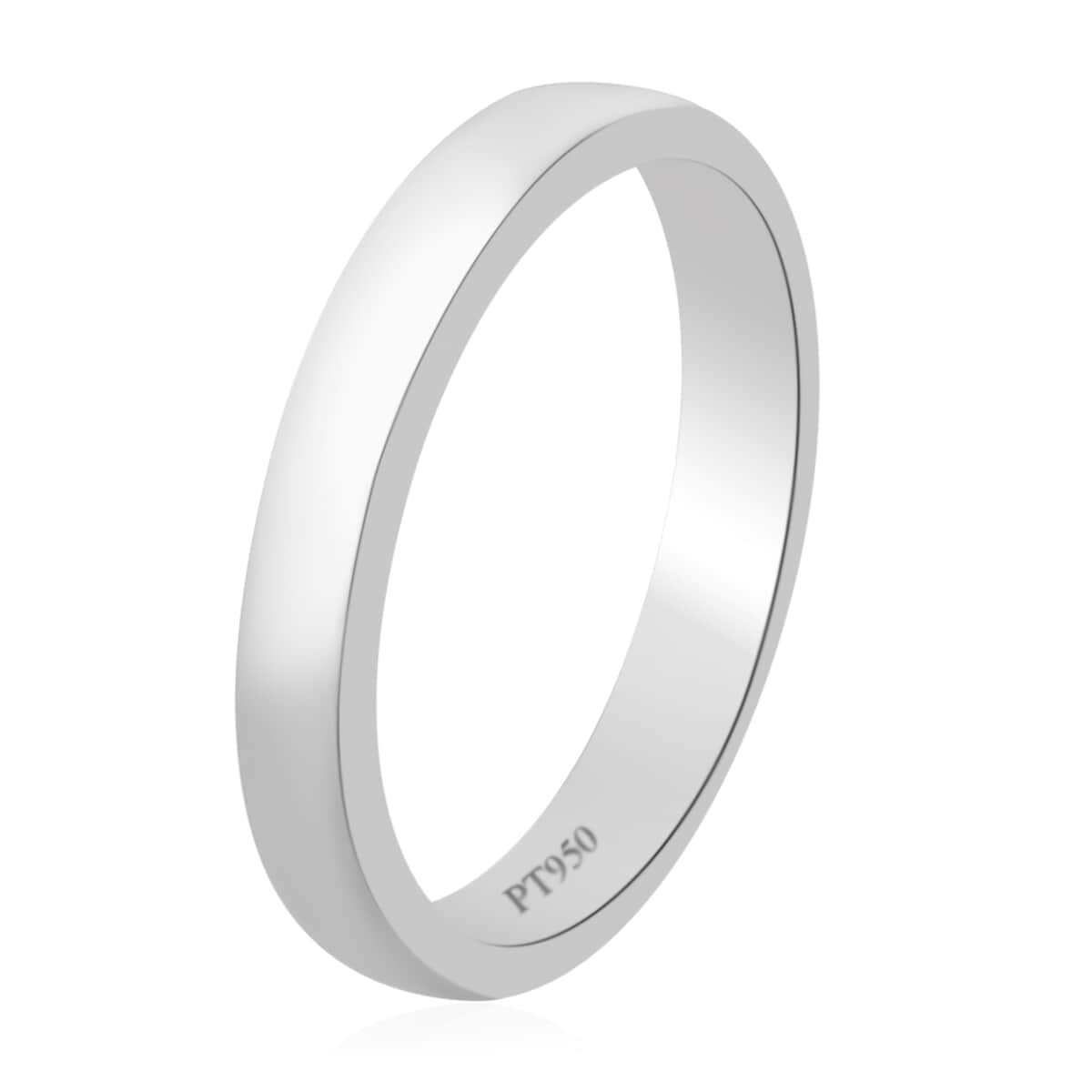 950 Platinum Band Ring (Size 7.0) 5.75 Grams image number 3