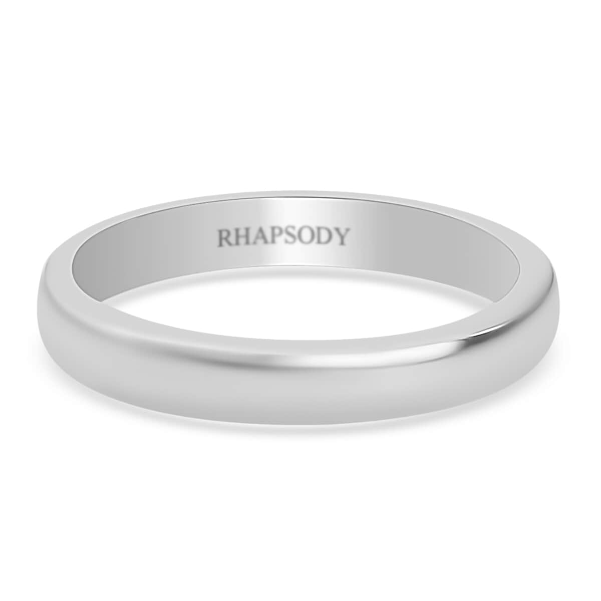 RHAPSODY Band Ring in 950 Platinum 5.75 Grams image number 4