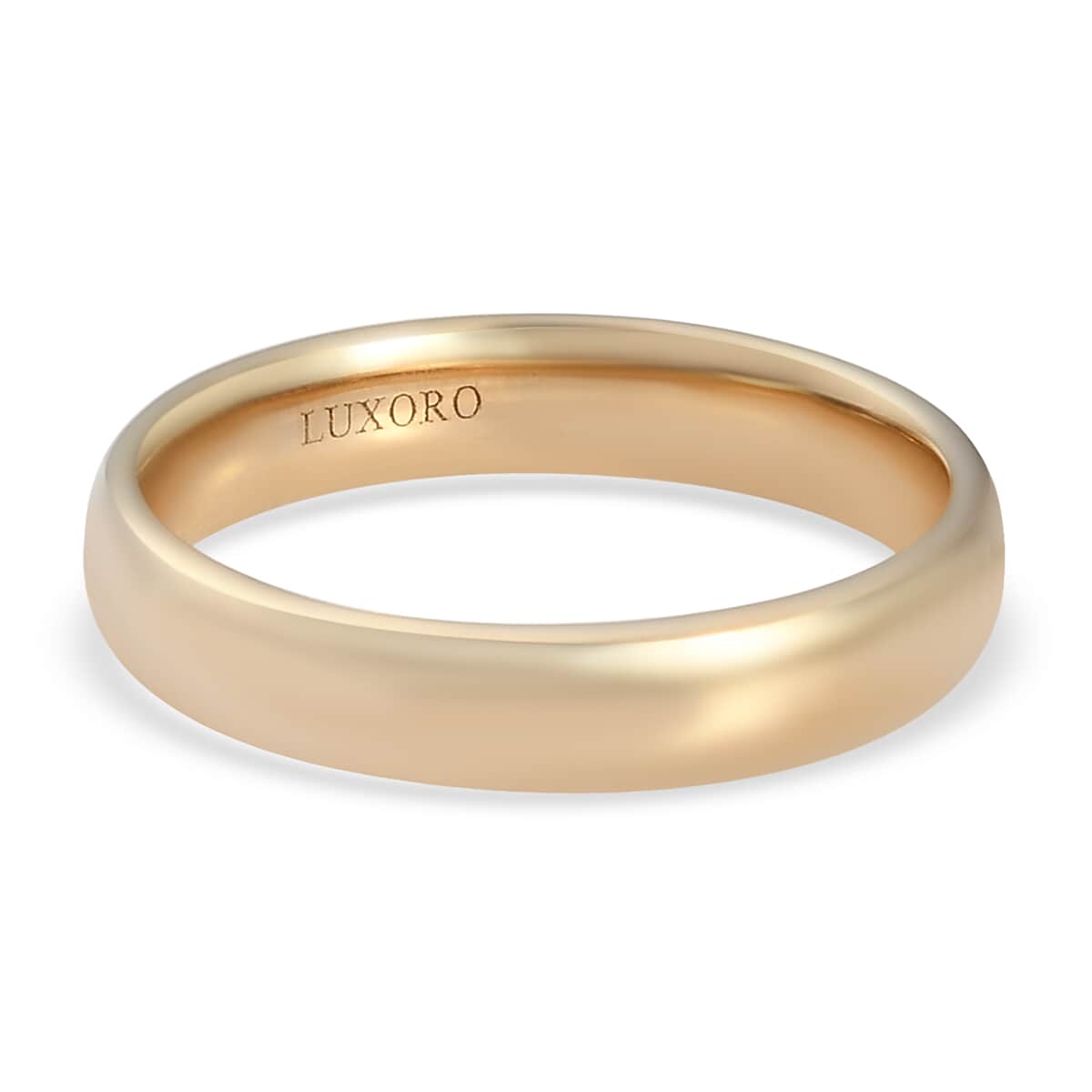 LUXORO 10K Yellow Gold Band Ring (3.85 g) image number 4