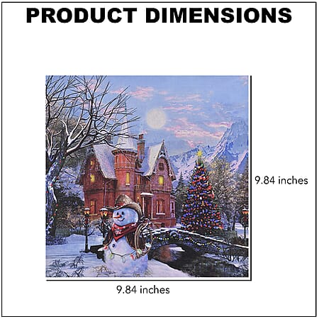 Snowman & House - Product card gallery slide 4 (10177027965241)