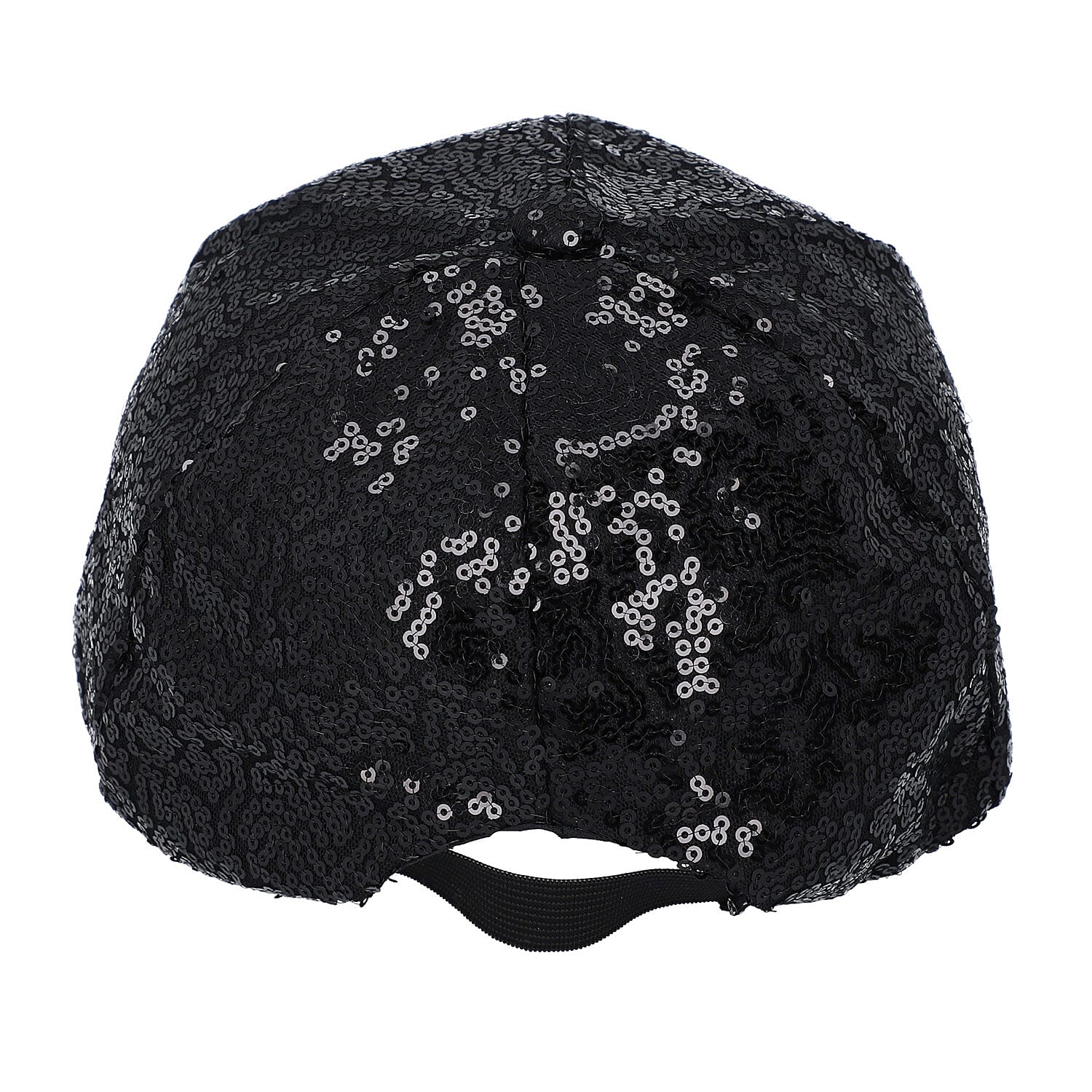 Black Color Sequin Baseball Cap | Designer Baseball Sun Cap | Outdoor Polyester Cap