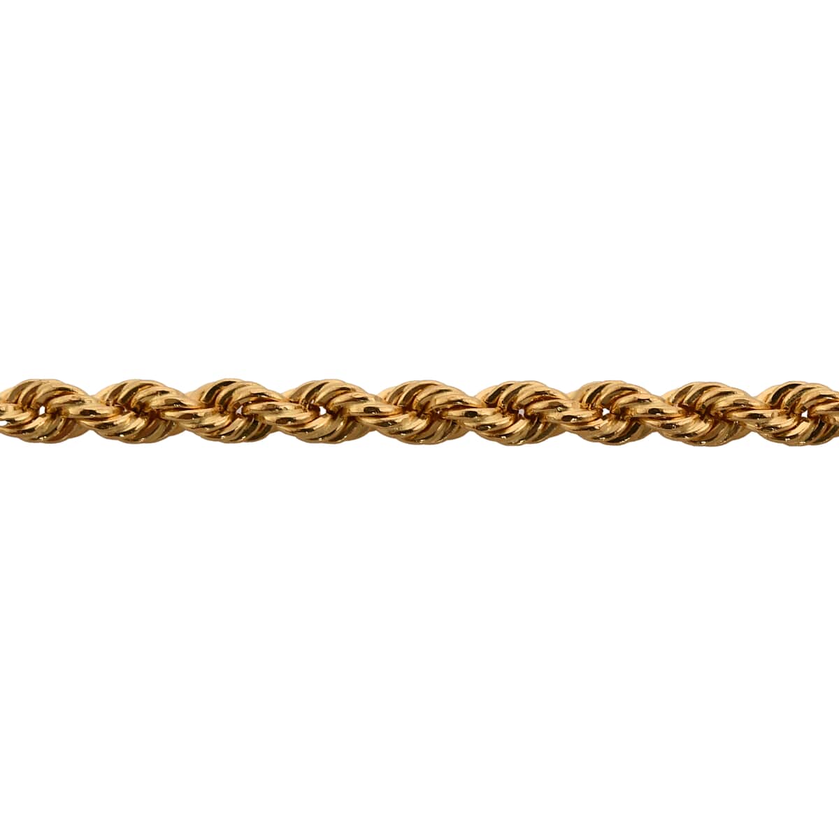 22K Yellow Gold 3.5mm Rope Necklace 22 Inches 5.40 Grams image number 4