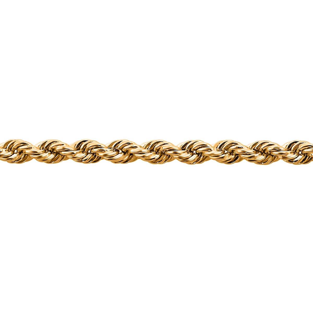 22K Yellow Gold 3.5mm Rope Necklace 22 Inches 5.40 Grams image number 5