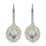 14K White and Yellow Gold Espirito Santo Aquamarine, Natural Yellow and White Diamond Earrings 2.35 ctw (Del. in 10-15 Days)