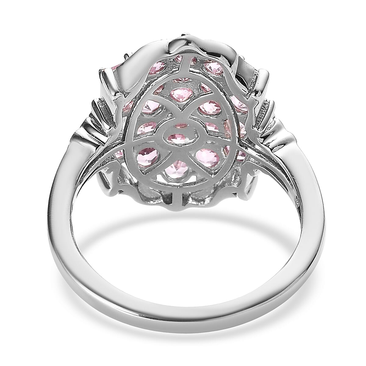 Narsipatnam Purple Spinel Ring in Vermeil Rose Gold and Platinum Over Sterling Silver (Size 7.0) 1.65 ctw image number 4