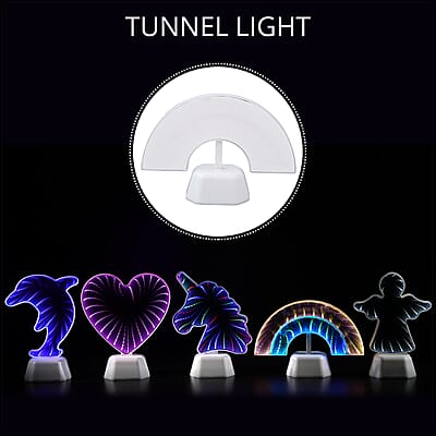 Rainbow Inspired LED Tunnel Light (3xAA Battery Not Included)