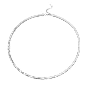 Snake Chain Necklace in Stainless Steel 20.50 Grams 24-26 Inches