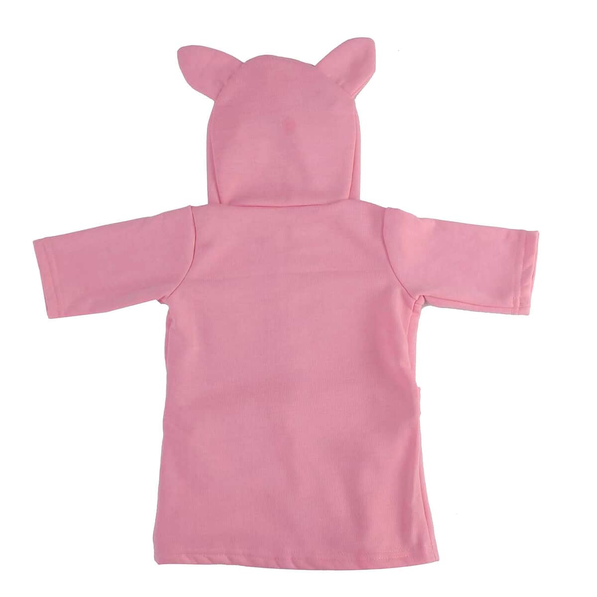 Pink Squirrel Pattern 100% Cotton Knitted Soft Hooded Toddler Baby Bath Towel , Cotton Bath Towel , Towel with Hood , Baby Towels , Bathroom Towels image number 4