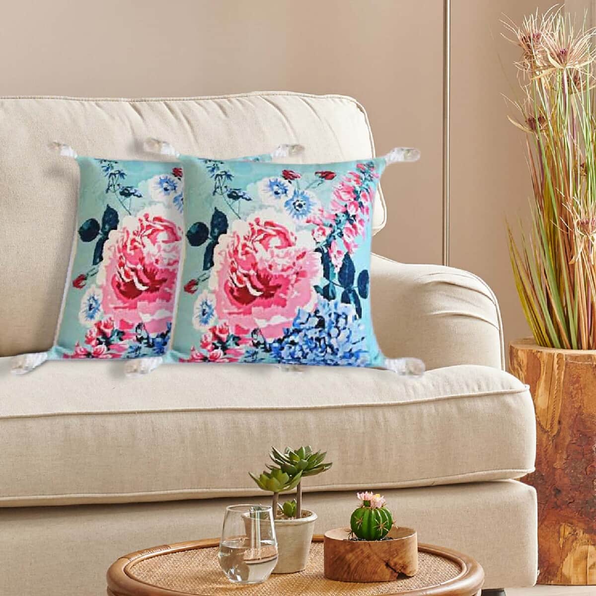 Buy Homesmart Cushion Cover Pillow Insert - 100% Microfiber at ShopLC.