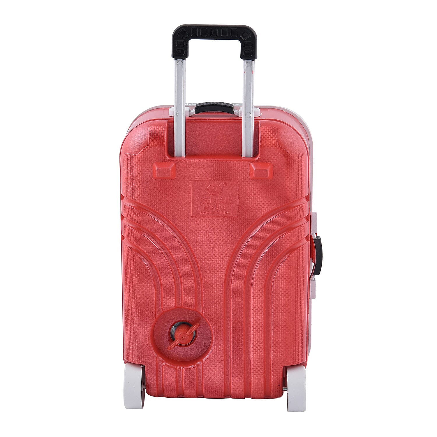 Suitcase Music Jewelry Box With Mirror and Dancer - Red