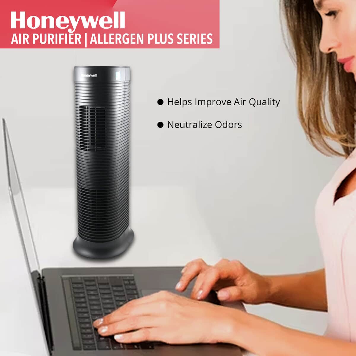 Honeywell Allergen Plus Series Air Purifier with HEPA Filter image number 1