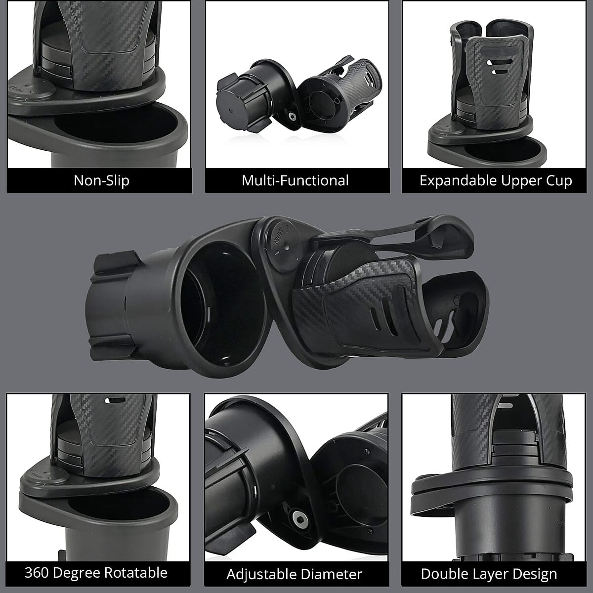 Generic Vehicle-Mounted Car Cup Holder and Organizer image number 1