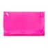 Pink Vinyl Cosmetic Bag with Translucent Glitter Handle Brushes , Women's Makeup Bag , Makeup Pouch , Travel Makeup Bag image number 5