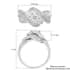 10K White Gold G-H SI Diamond Ring (Size 7.0) 4.70 Grams 1.00 ctw image number 5