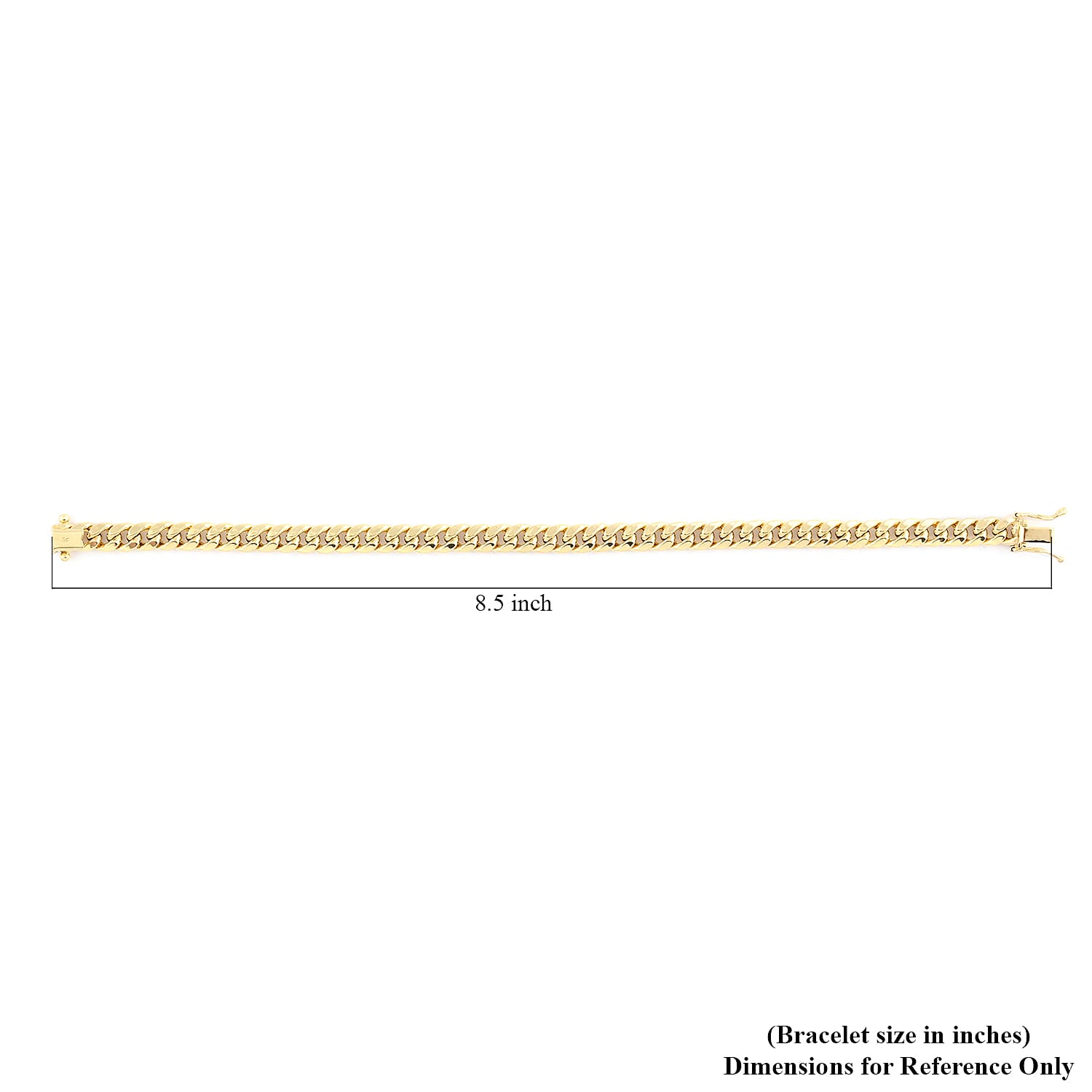Vegas Closeout Deal 10K Yellow Gold 6mm Miami Cuban Bracelet (8.00 In) 8.20 Grams