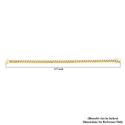 Vegas Closeout Deal 10K Yellow Gold 6mm Miami Cuban Bracelet (8.00 In) 8.20 Grams