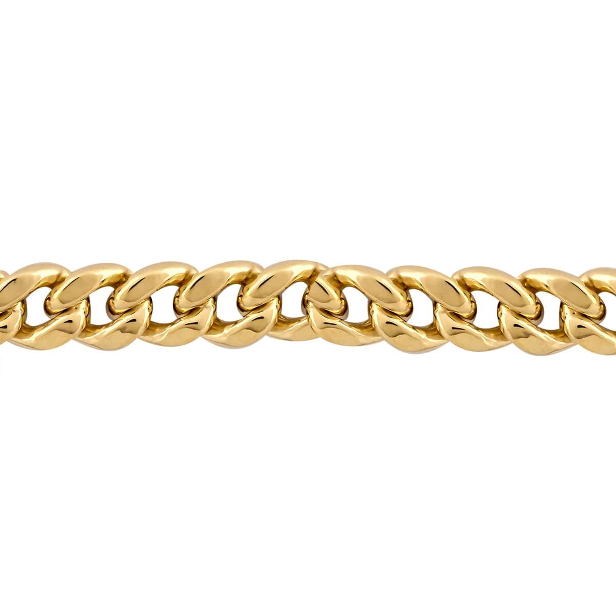 VEGAS CLOSEOUT DEAL 10K Yellow Gold 4.5mm Miami Bracelet (7.50 In) 3.80 Grams image number 2