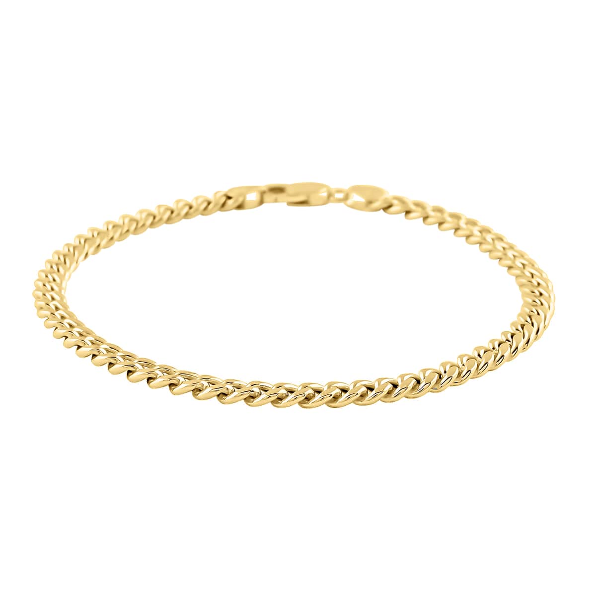 10K Yellow Gold 4.5mm Miami Bracelet (8.00 In) 4.10 Grams image number 0