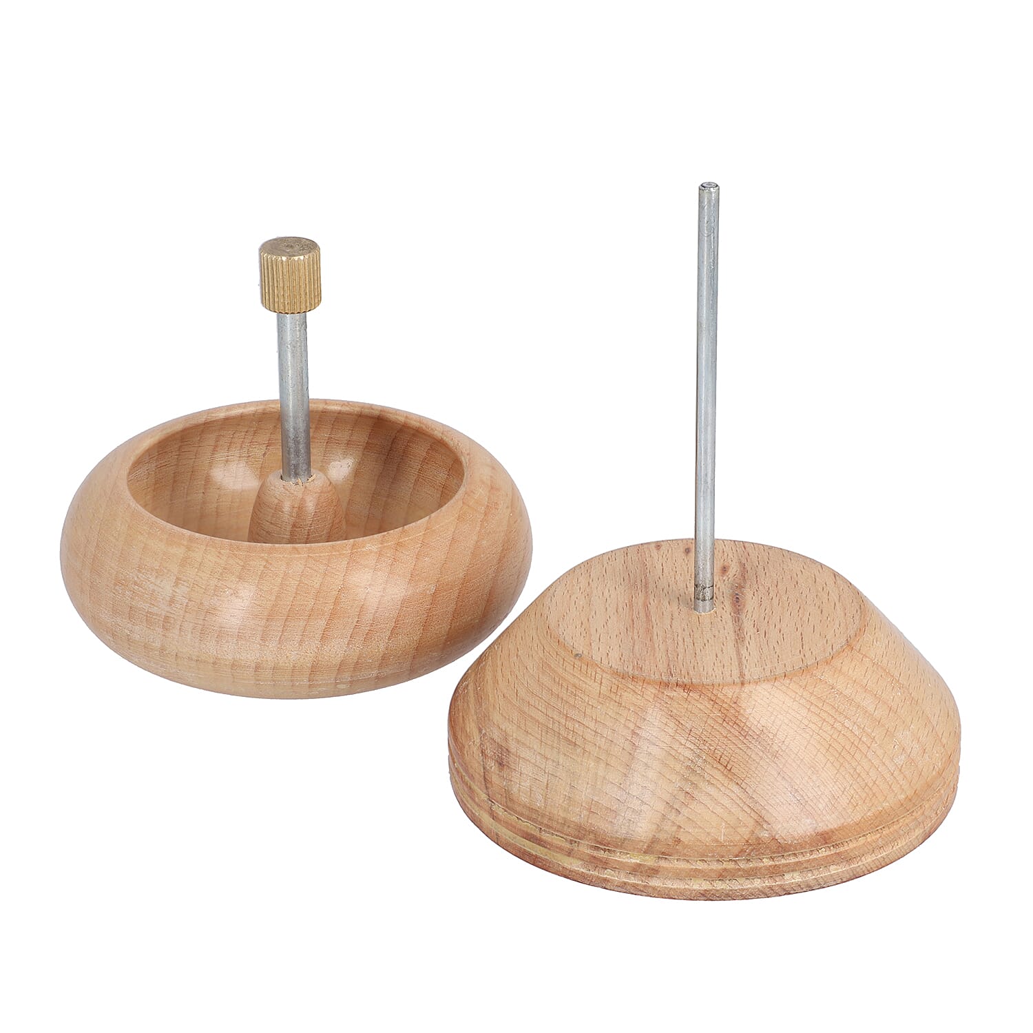 Gem Workshop Wooden Bead Spinner with Steel Needle and Fish Wire
